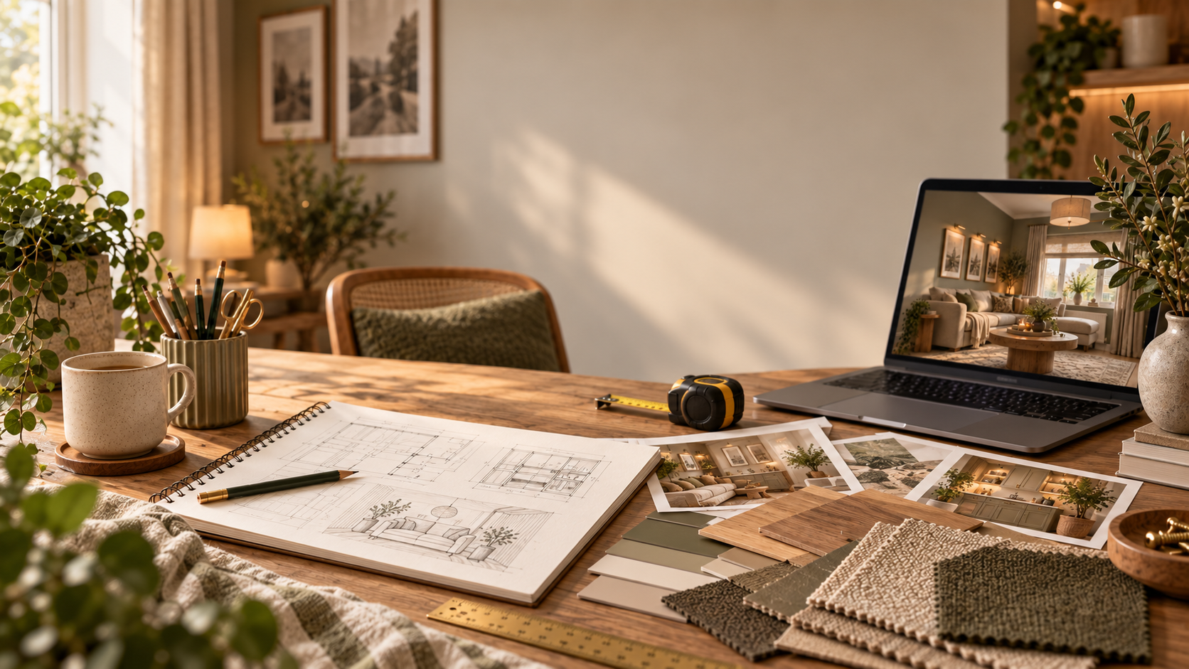 Planning a Built In Home Office Desk guide artwork