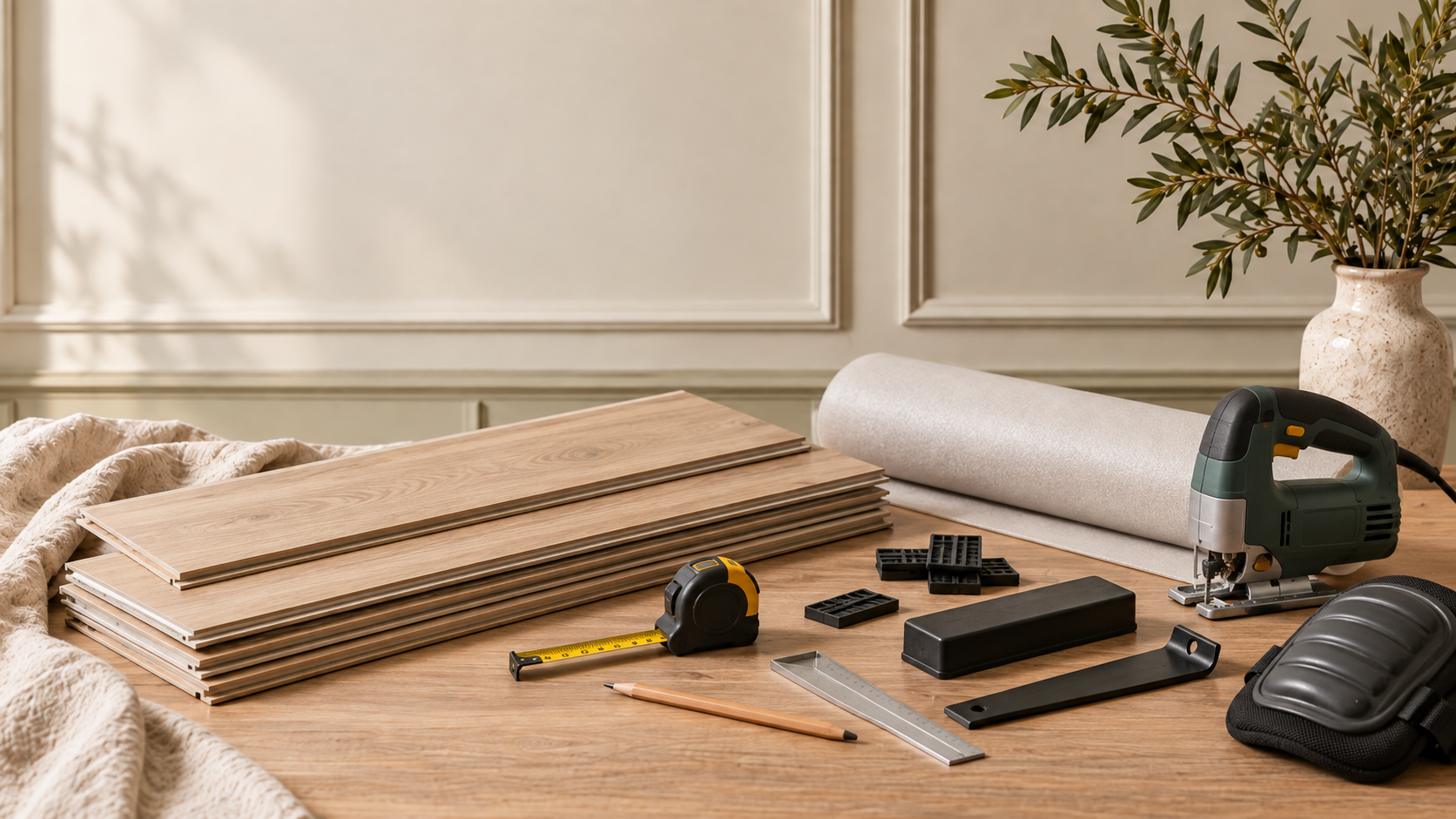 Laying Laminate Flooring guide artwork
