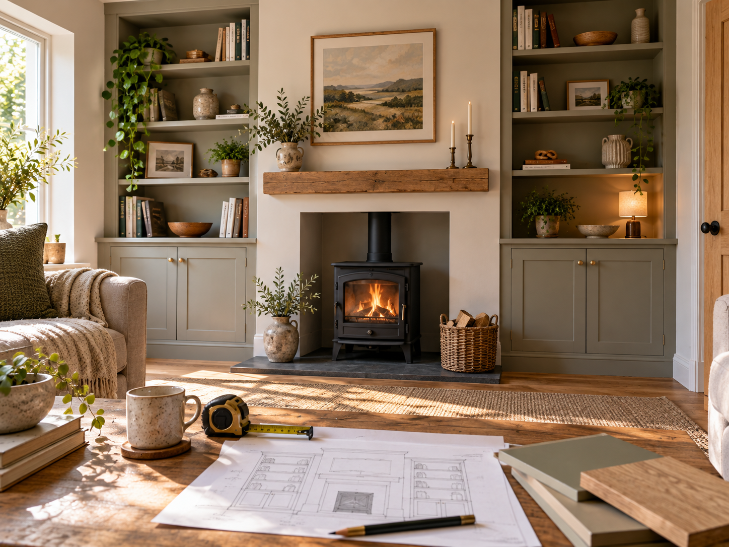 Fireplace & Fire Changes Before a Media Wall guide artwork